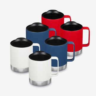 Klean Kanteen - 12oz Camp Mug - Red, White & Blue Bundle